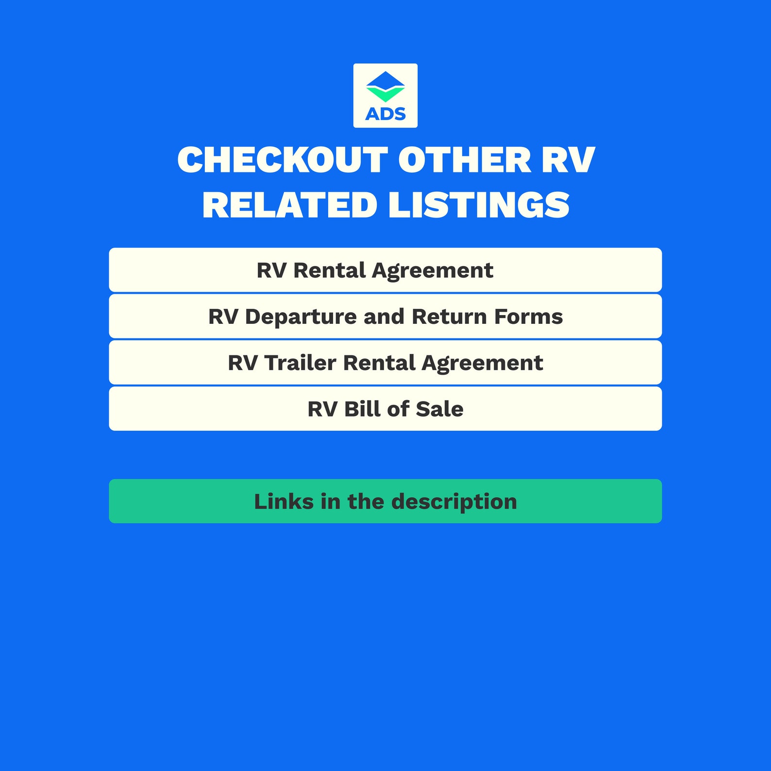 RV Parking Space Rental Agreement | RV Lot Rental Agreement | Letter ...