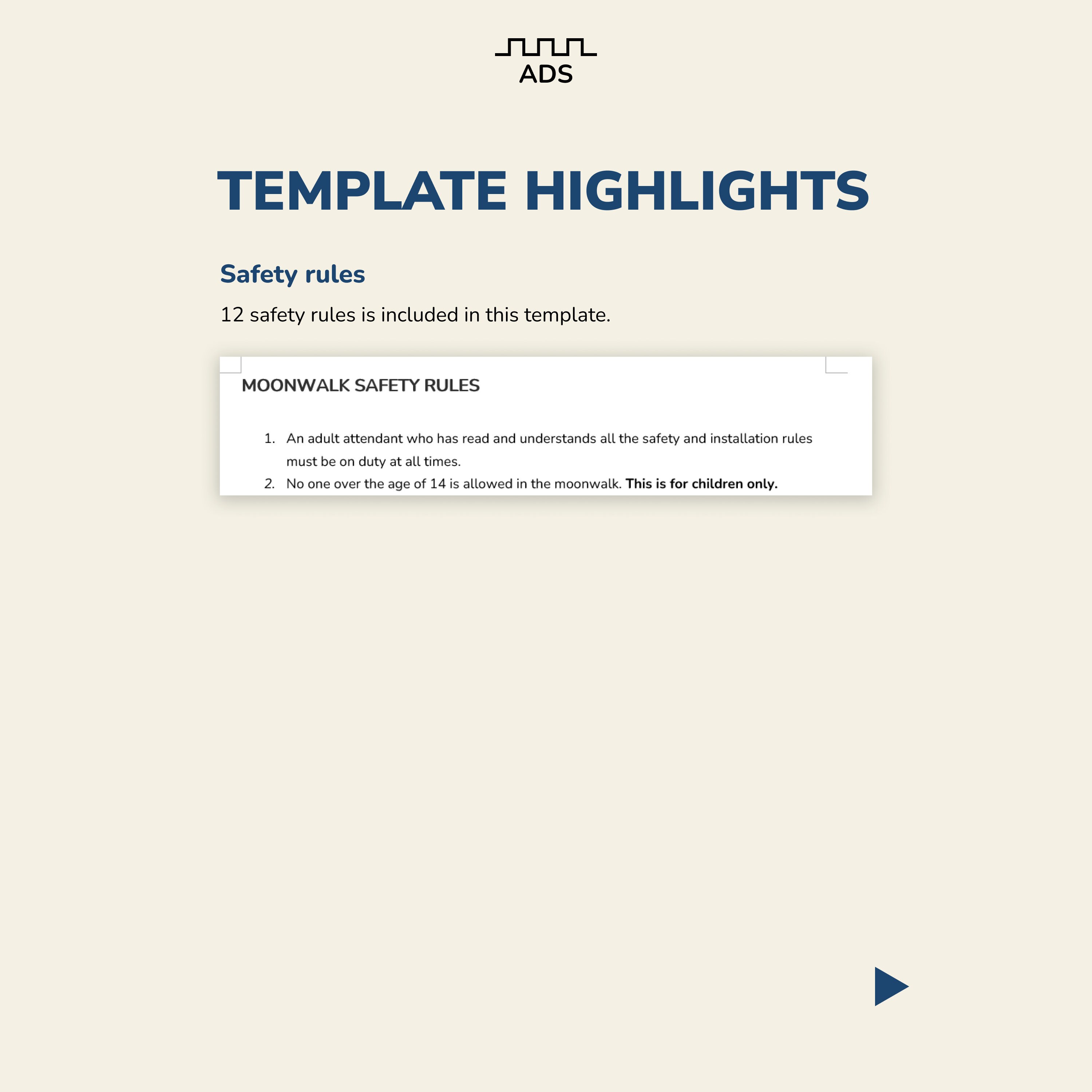 Moon Walk Liability Waiver Form | 4 Page Word Document | Release Form ...