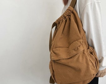 Borsa di tela, zaino per la scuola, zaino da viaggio, zaino da donna, regalo per lei