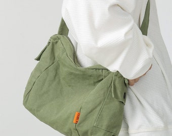 Bolso de mano de lona,Bolso bandolera de lona,Bolso de hombro de lona,Bolso escolar