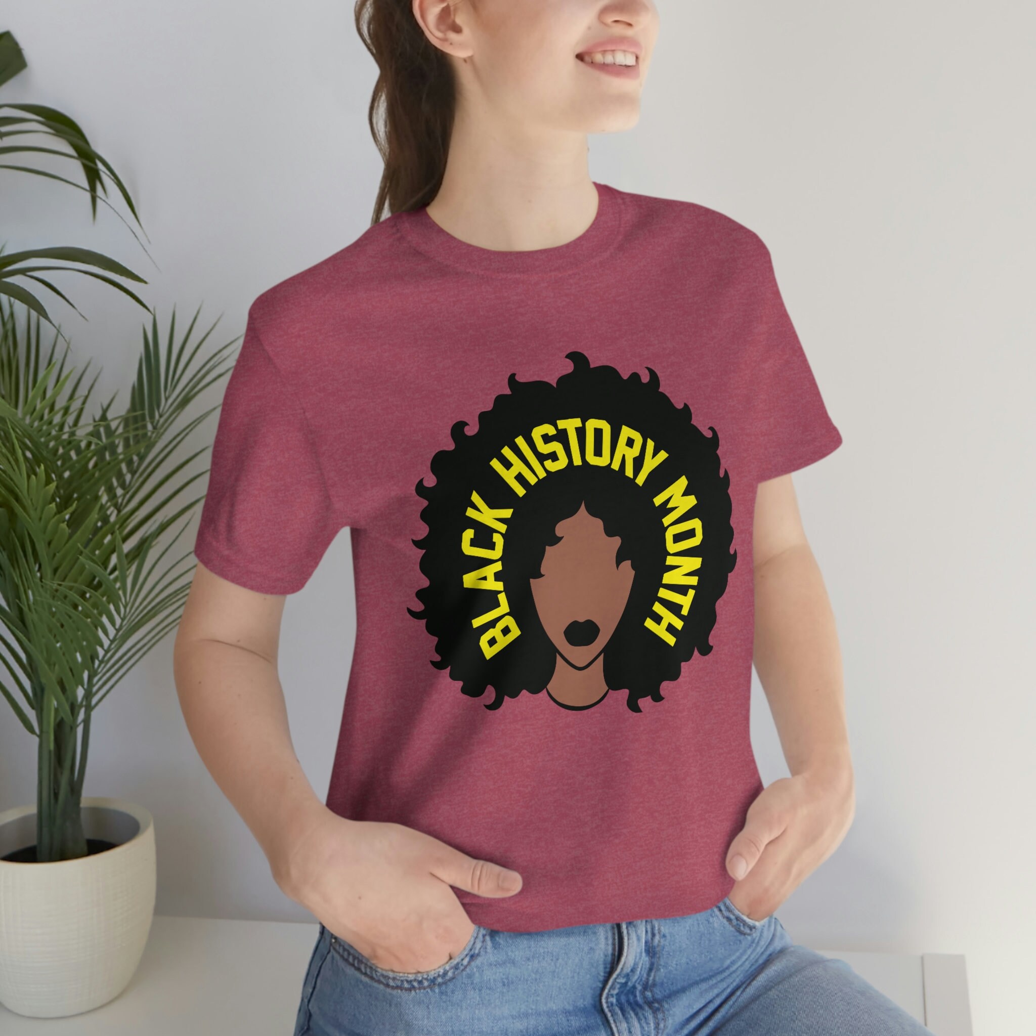 Black History Month Printed T-shirts Unisex Short-sleeve - Etsy