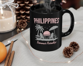 Filipino Coffee Mug, Philippines Mug, Philippines Gift, Philippines Vacation gift. Philippines Souvenir Gift