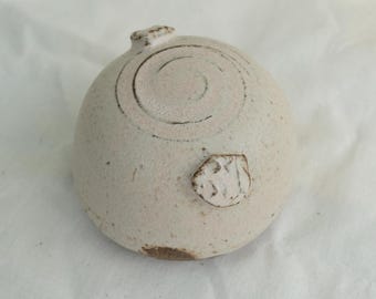 Handmade Pottery Secret Salt Shaker – Hidden Hole Ceramic Salt Dispenser