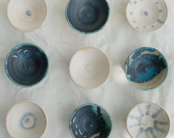 Rustic Small Pottery Stoneware Plates – Unique Handmade Ceramic Plates