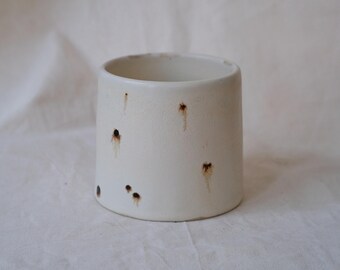 Handmade Stoneware Cup 200 ml – Minimal Ceramic Cup with Natural Speckles