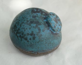 Handmade Pottery Secret Salt Shaker – Hidden Hole Ceramic Salt Dispenser