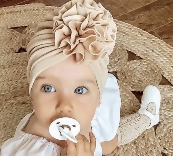 2 pièces/ensemble nouveau-né bébé filles fleur bandeau élastique doux  bandeau bandeaux infantile enfant en bas âge enfants Turban cheveux  accessoires