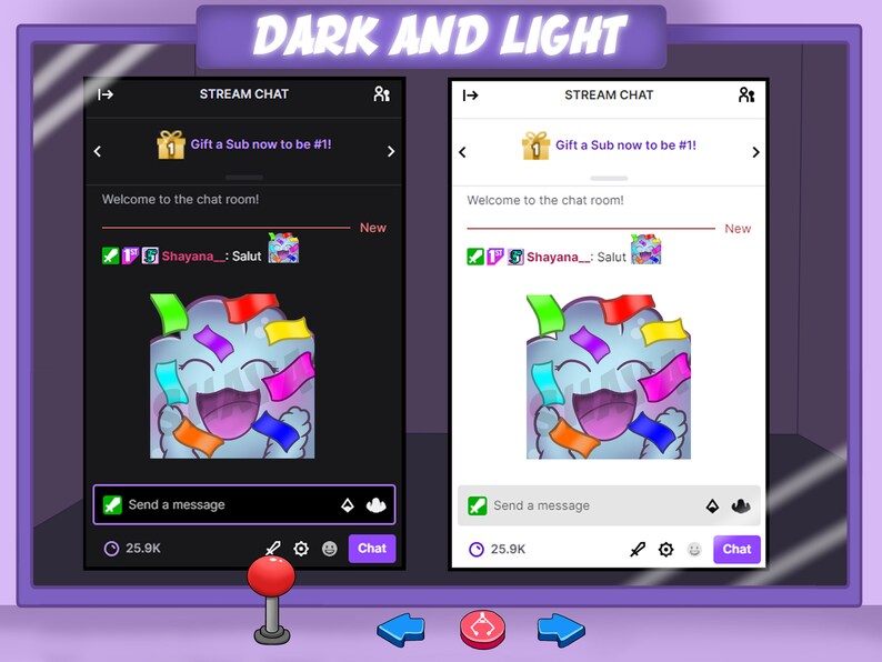 Yippee Party Confetti Emotes, Sub Emotes, Text, Discord Emotes Twitch