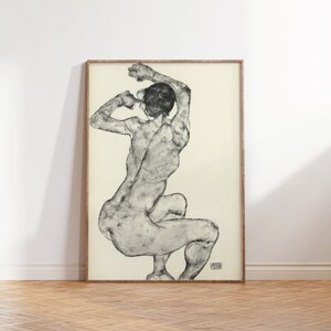 Neutral Vintage Female Sketch Art,Nude Woman Print,Antique Wall Decor,Vintage Woman Portrait Sketch Drawing,Ink Line Art Sketch