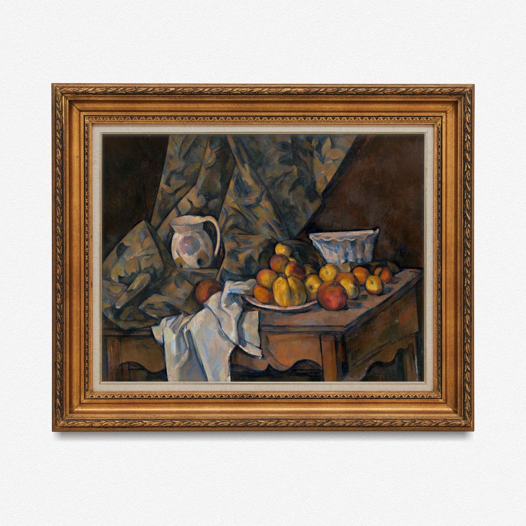 Digital Fine Art Print Still Life With Apples and Peaches Classical ...