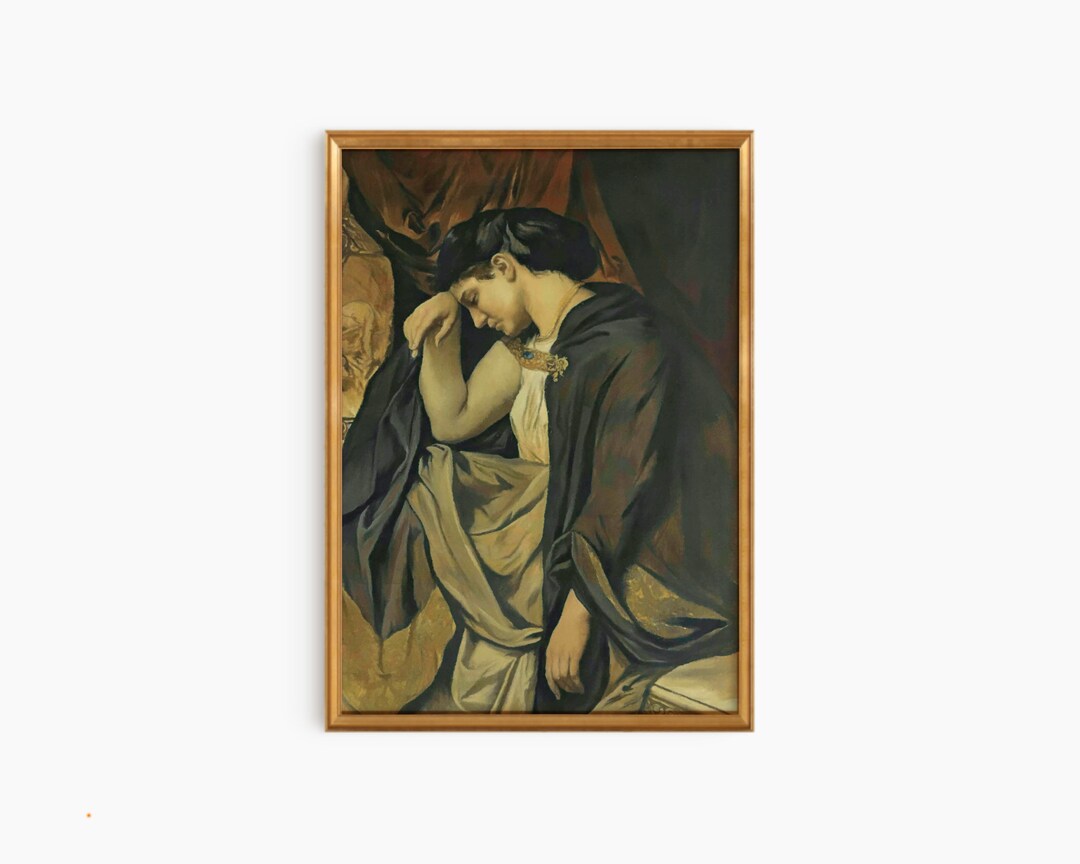 Vintage Greek Goddess Medea Print,dark Academia Print,gallery Wall ...