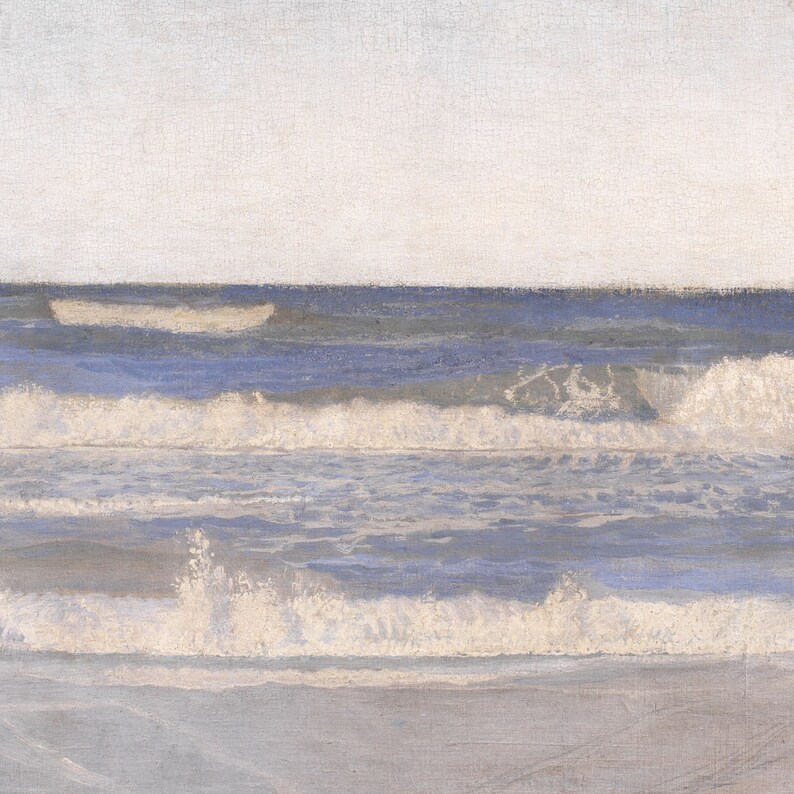 Vintage Beach Art Printinstant Downloadhistorical Etsy