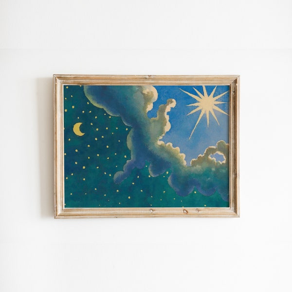 Surreal Moon Art - Etsy