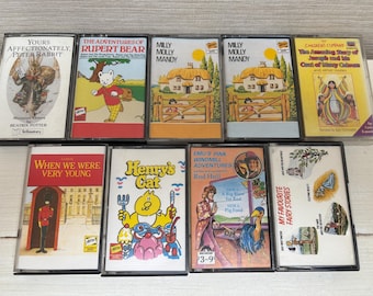 Vintage Children&#39;s Audio Cassettes 1970/80s
