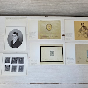 6 cartes postales anciennes du Musée national de la poste