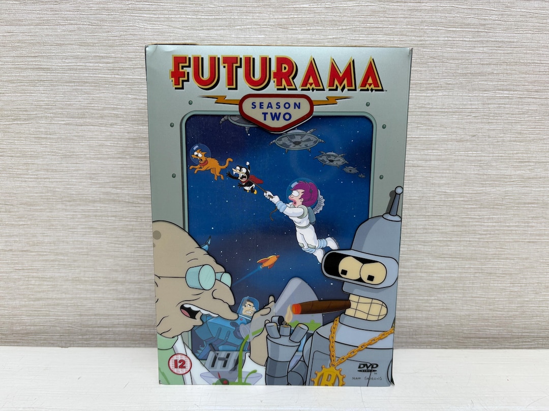 Futurama Season 2 DVD Four Disc Set Matt Groening david Cohen 2002 Etsy futurama-season-2-dvd-four-disc-set-matt-groening-david-cohen-2002-etsy