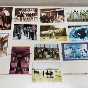 O Clube de Colecionadores de Cartões Postais Nostálgicos - Grã-Bretanha de Ontem, Década de 1890 a 1950 - Doze Cartões Postais