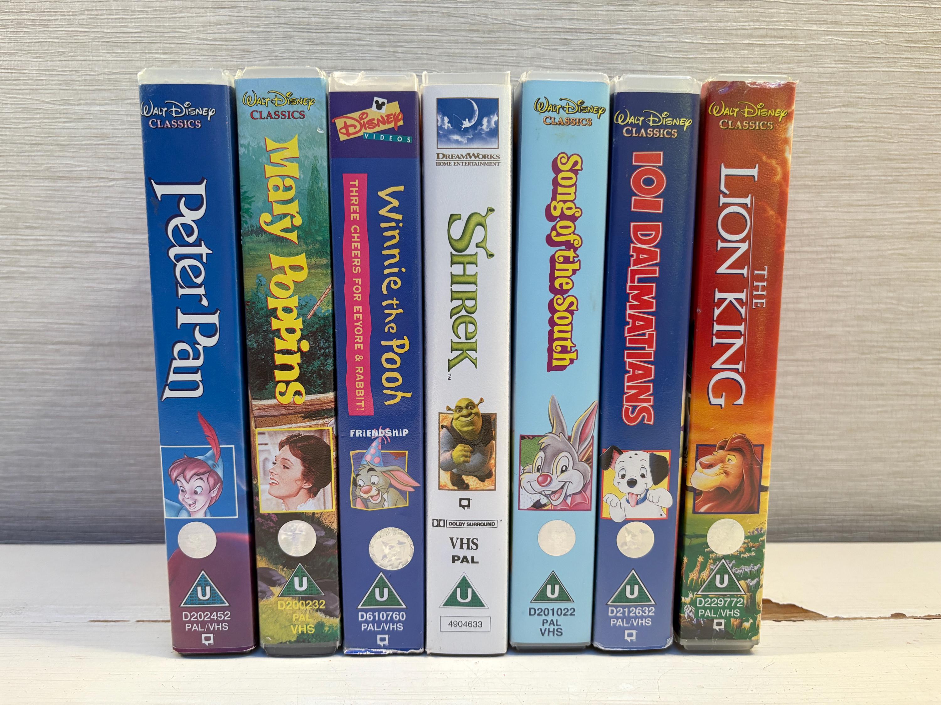 ビンテージ VHS カセットテープ ウォルト ディズニー ドリームワークス 