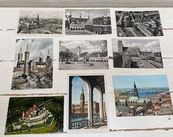 Germany Vintage Postcards x 9