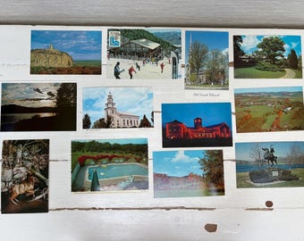 New York State USA Vintage Postcards x 12