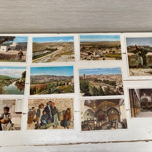 Jerusalém, Belém, Nazaré Onze Cartões Postais Vintage