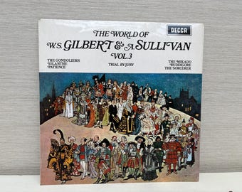 Gilbert y Sullivan (LP de vinilo) El mundo de Vol. 3 Decca Records 1971