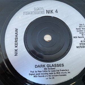 Nik Kershaw I Wont Let the Sun Go Down 7" Vinyl 45rpm Single UK 1983 - Etsy