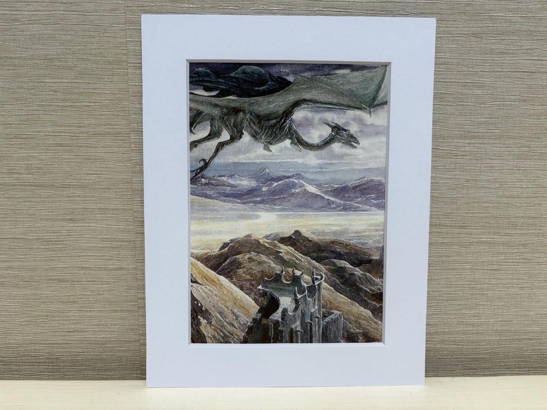 Lord of the Rings by J R R Tolkien Book Print Illustrated by Alan Lee ...