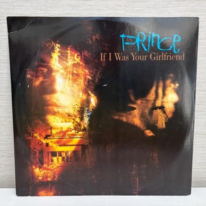 Prince - If I Was Your Girlfriend / Shockadelica 12&quot; Single Vinyl Record W8334T 1987 Paisley Park Records