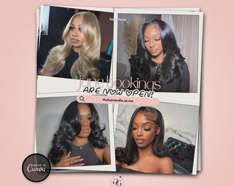 Motion Booking Flyer: Hair, Makeup, Lashes, Nails (Canva Template)