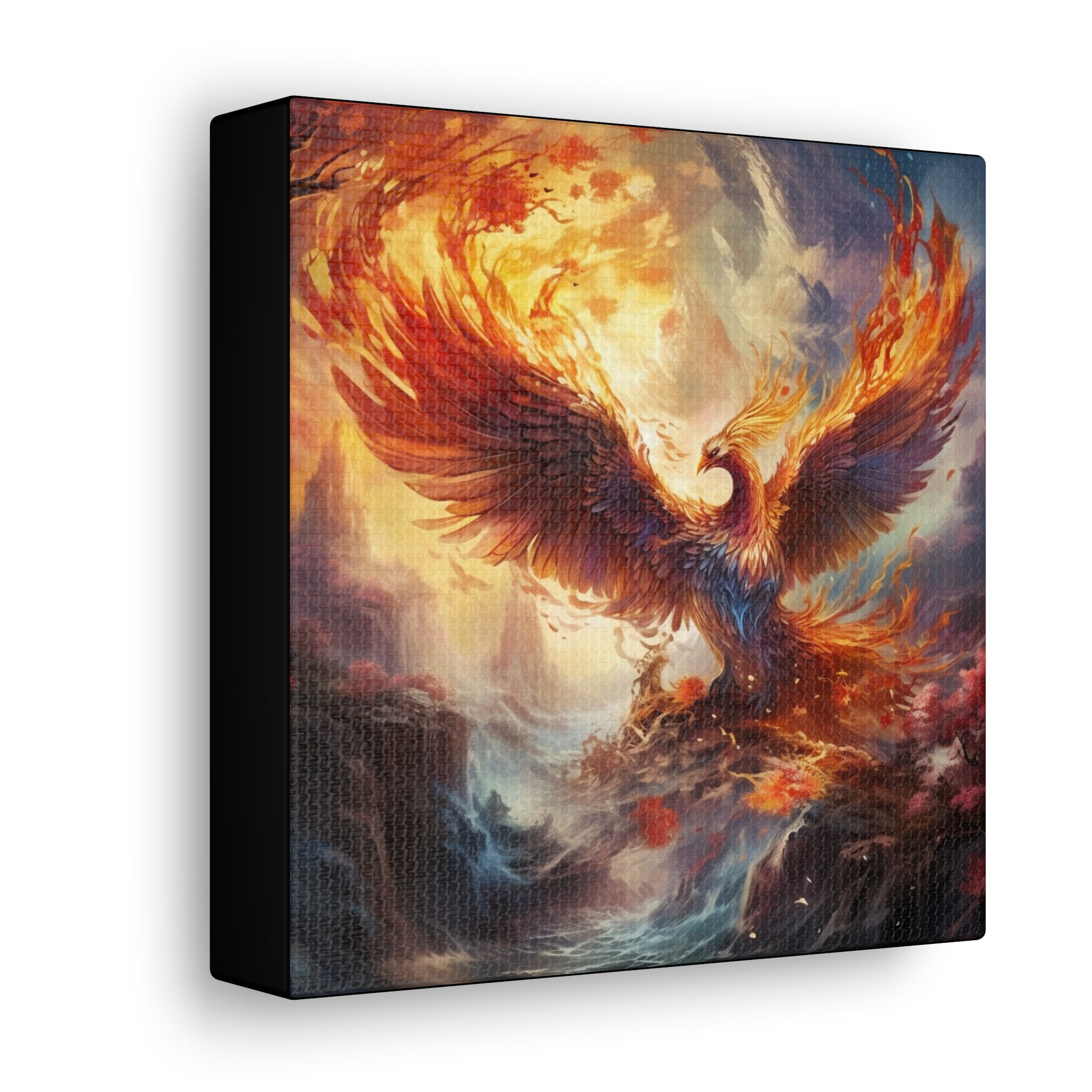 Phoenix, Phoenix Canvas Art, Phoenix Bird Wall Art, Trendy Wall