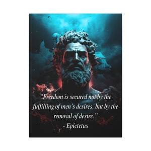 Epitteto, La libertà non è assicurata dai desideri degli uomini - Ispirare l'antica saggezza per la vita moderna, stoicismo, citazione stoica