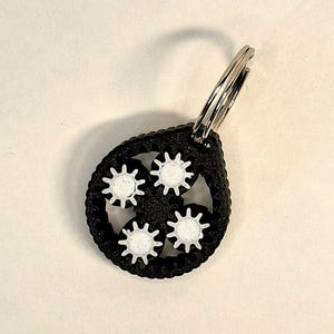 Planetary Gear Keychain - 3D printed Keyring