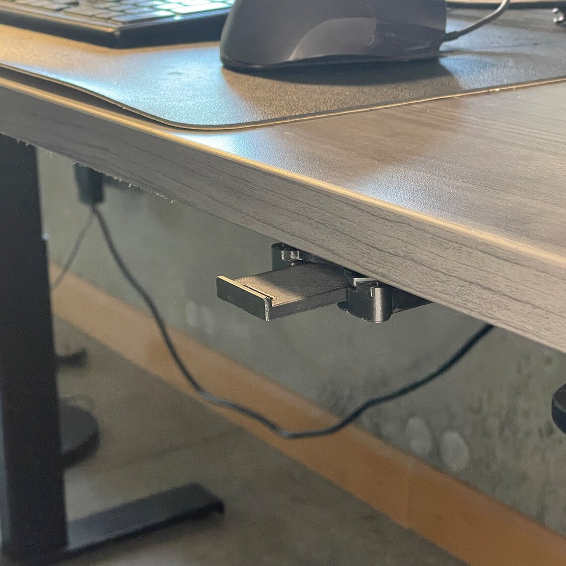 Under Desk Headphones Holder Under Desk Hook Compact Etsy