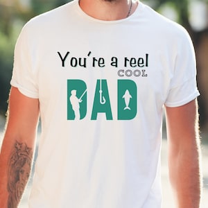 You're A Reel Cool Dad png, Lustige Vatertagskarte, Angeln svg, Geschenk für Papa | Lustiges Papa T-Shirt, Geschenk für ihn