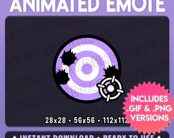 Animated POTATO AIM Emote in Soft Purple | (Animated+Static) (Digital Download) | [sv]