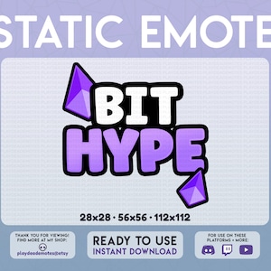 BIT HYPE EMOTE Purple Bit Hype Emote Static Twitch Bit Emote Bit BIT HYPE EMOTE Purple Bit Hype Emote Static Twitch Bit Emote Bit