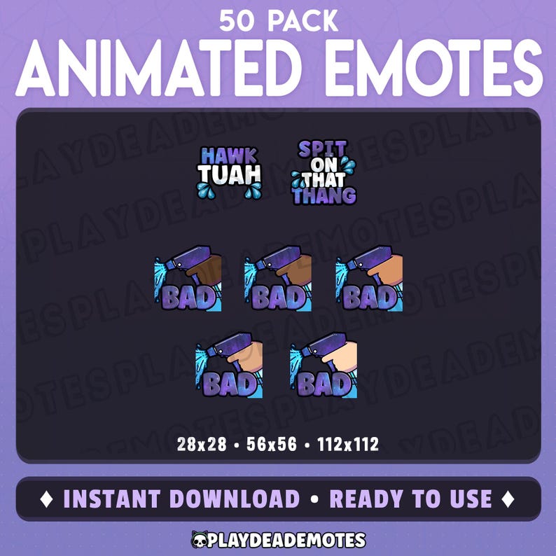 50 Galaxy Animated Emotes (animated+static) (digital Download) - Etsy