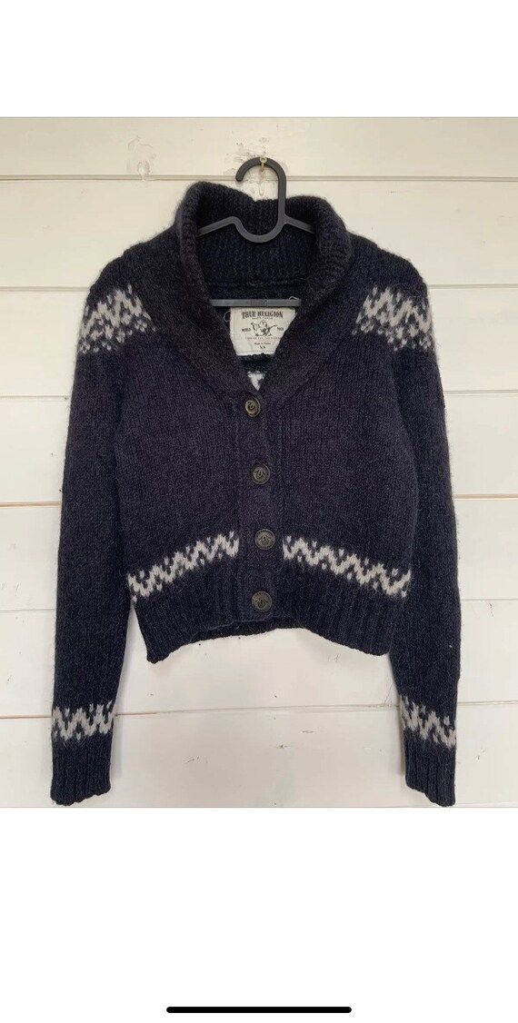 True Religion Cardigan Sweater Womens 