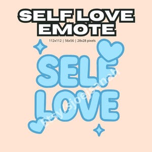 Baby blue emote for Self love twitch , discord and kick