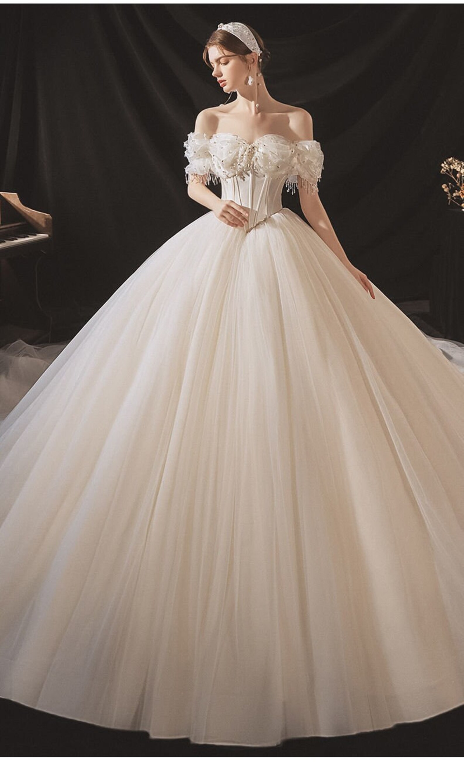 White Wedding Dress White Bride Gown White Bridal Dress - Etsy UK