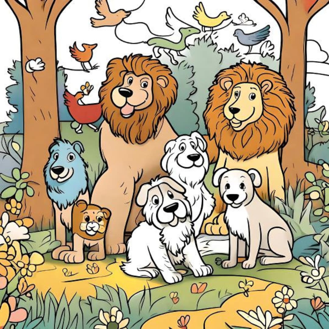 10 Animal Coloring Book PDFs: Free Download for Hours of Creative Fun