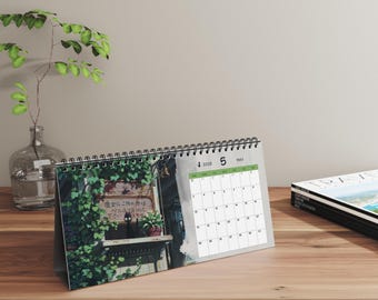 Calendario de escritorio de anime adorable 2026