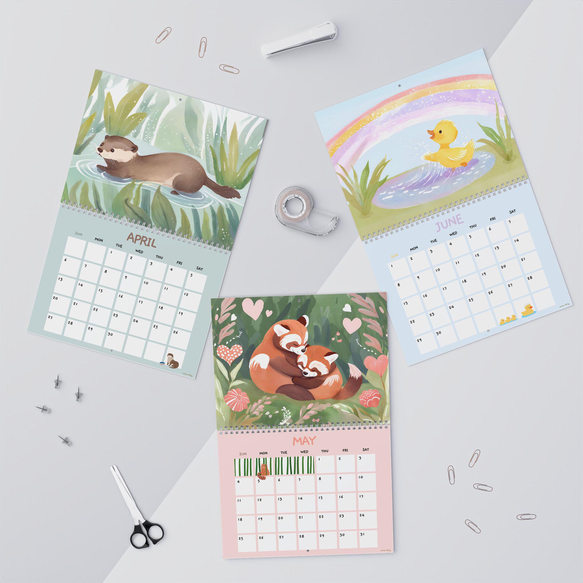 2026 Animal Calendar: Pets Cats Dogs Wall Art - Etsy UK