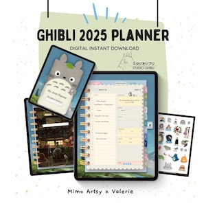 2025 Digital Planner Kawaii Anime Daily Digital Planner/ Cute Digital Planner/ Kawaii Digital Planner/ Kawaii Planner / Cute Digital Journal