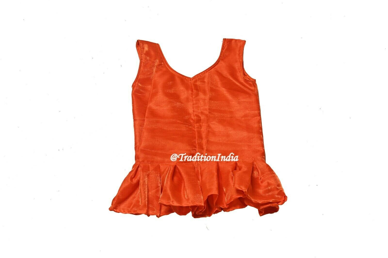 Kids cute Ugadi special tradition lehenga set