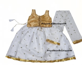 Designer Baby Girls Dress , Kids Lehenga, Readymade Ethnic Wear Kids Lehenga, Festive Wear,Readymade Kids Lehenga, Girls Lehenga Choli