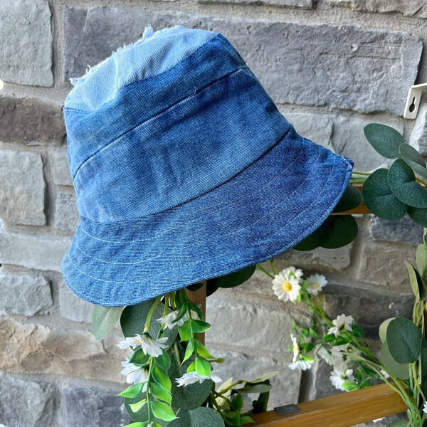 Patchwork Bucket Hat Etsy