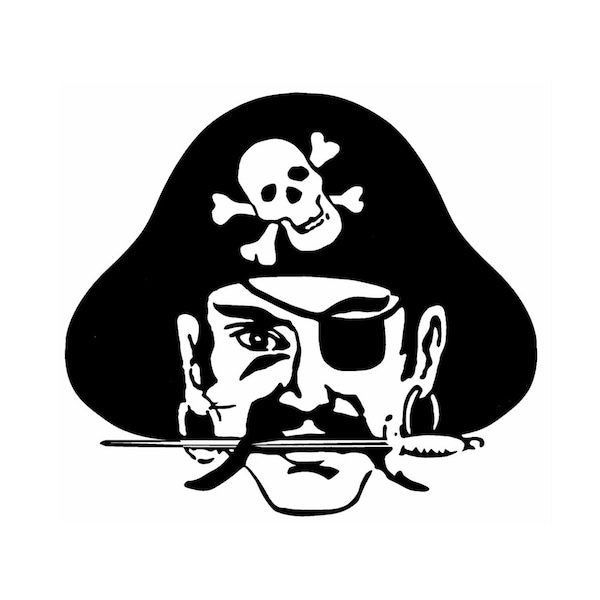 Pirate Mascot SVG