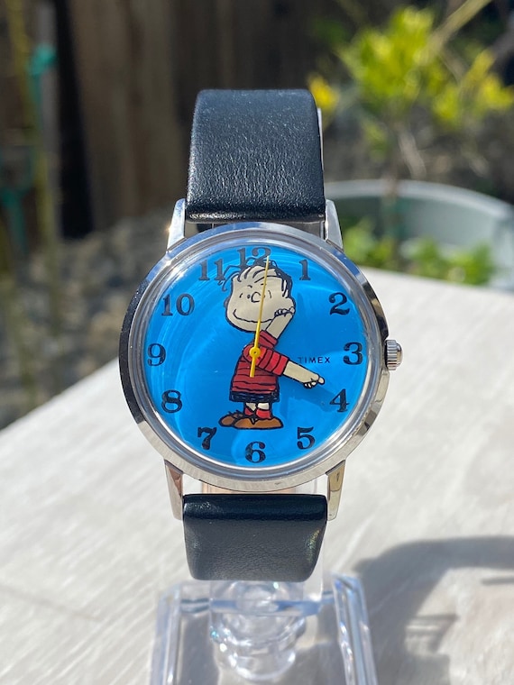 Vintage Timex x Peanuts Todd Snyder Leather Watch